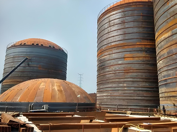 忻城焦粉钢板仓